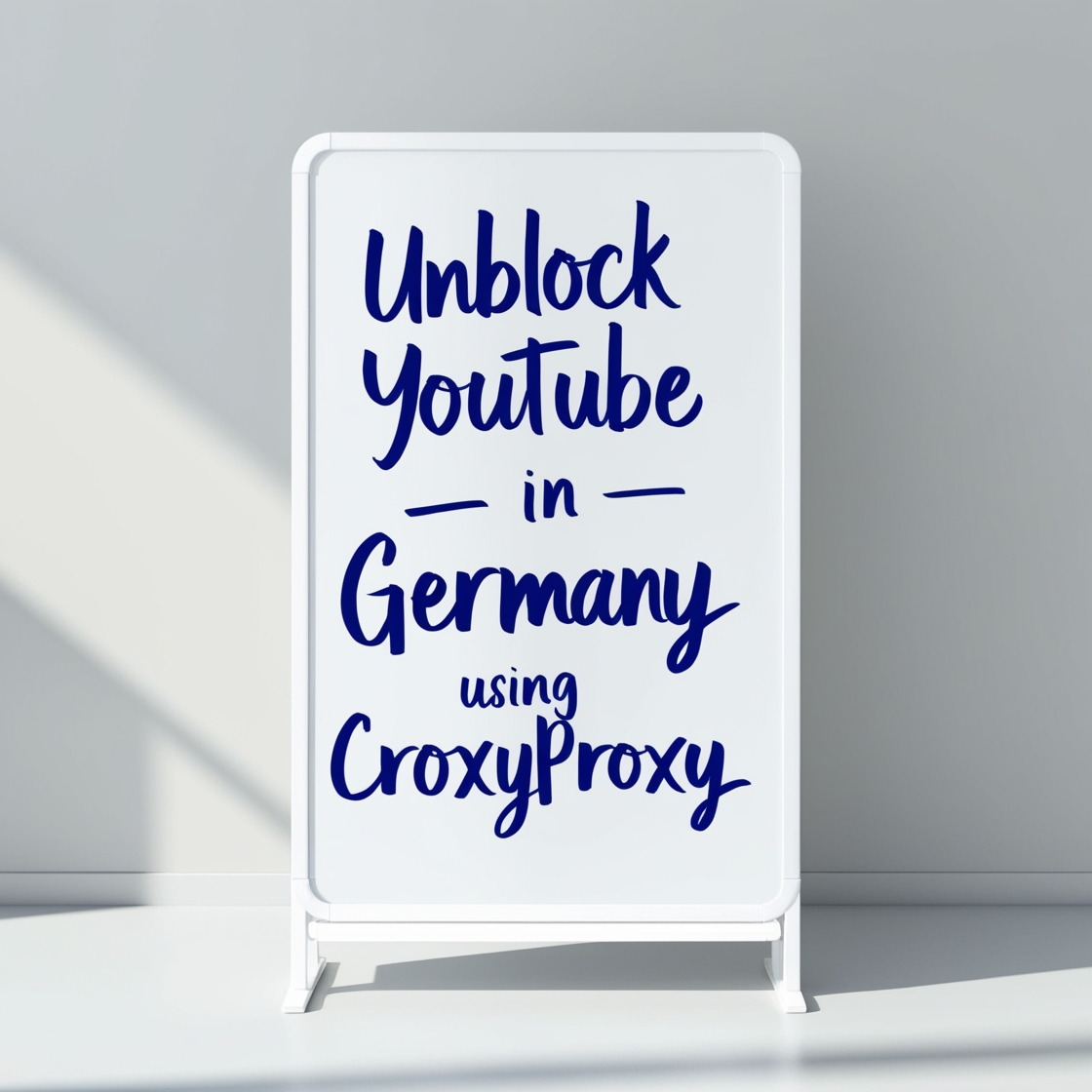 Unblock YouTube in Germany through CroxyProxy - Step-by-Step Guide