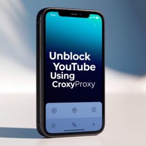 CroxyProxy interface showing how to unblock YouTube and stream videos